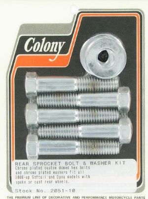 REAR SPROCKET BOLT & WASHER KIT